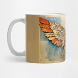 Golden Tattered Angel Mug